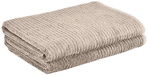 Heckett Lane Bath Beach Towel, Taupe, 90 x 180 cm, 2 von Heckett Lane