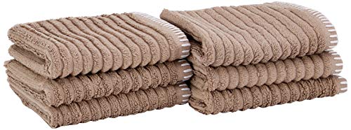 Heckett Lane Bath Guest Towel, Taupe, 30 x 50 cm von Heckett Lane