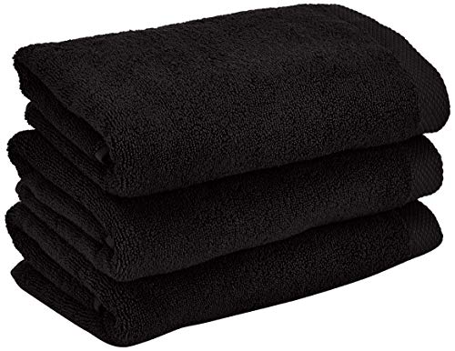 Heckett Lane Bath Hand Towel, Night Black, 50 x 100 cm von Heckett Lane