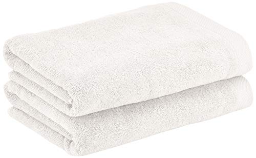 Heckett Lane Bath Shower Towel, 100% Cotton, Off-White, 70 x 140 cm, 2.0 Pieces von Heckett Lane