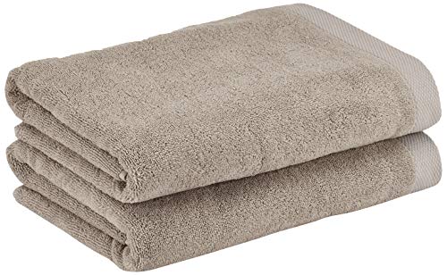 Heckett Lane Bath Shower Towel, Taupe Grey, 70 x 140 cm von Heckett Lane