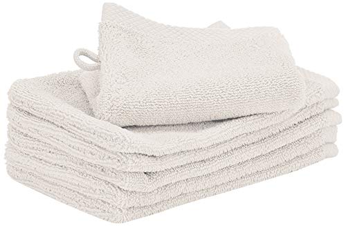 Heckett Lane Bath Wash Cloth, Off-White, 16 x 21 cm von Heckett Lane