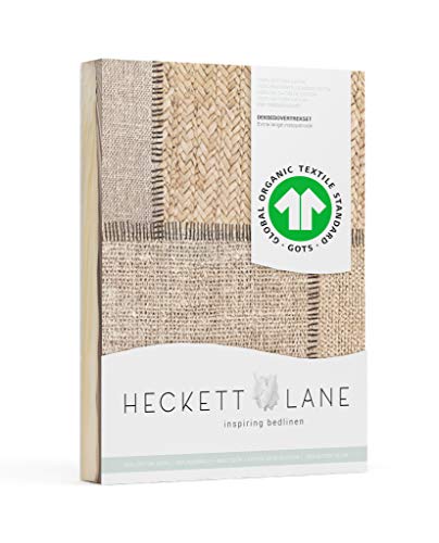 Heckett Lane Rida 240 Bettbezug, gewebt, beige von Heckett Lane