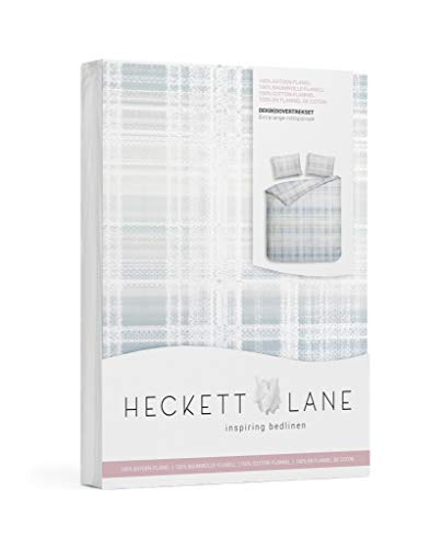 Heckett Lane Izzy Duvet Cover, Illusion Blue, 260 x 220 cm von Heckett Lane