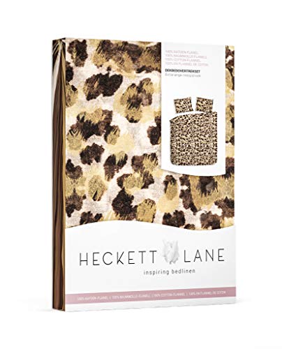 Heckett Lane Bettbezug, Goldbraun, 260 x 220 cm von Heckett Lane