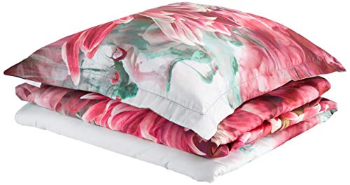 Heckett Lane Sinata Duvet Cover, Smokey Cerise, 140 x 220 cm von Heckett Lane