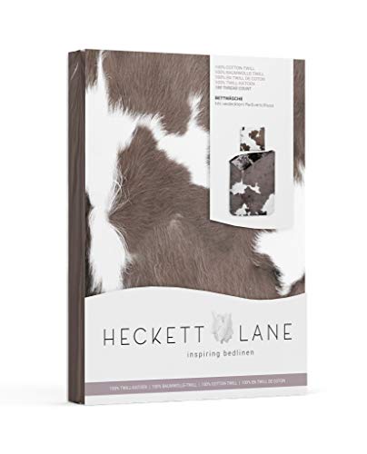 Heckett Lane Sven Duvet Cover, Black/White, 135 x 200 cm von Heckett Lane