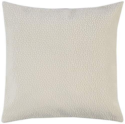 Heckett Lane Uday Cushion Cover, Polyester, Off-White, 50 x 50 cm Heckett Lane Uday Cushion Cover, Polyester, Off-White, 50 x 50 cm von Heckett Lane