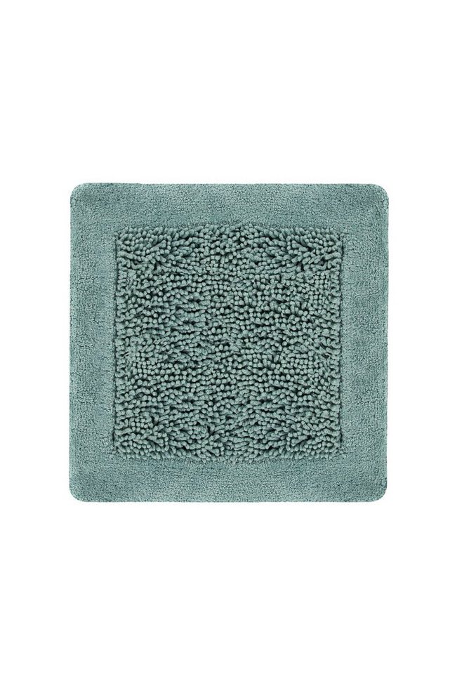 Heckett and Lane Badematte Buchara Badematte 60x100 Mist Blue 60x100, Badematte Badteppich Duschvorleger Matte von Heckett and Lane