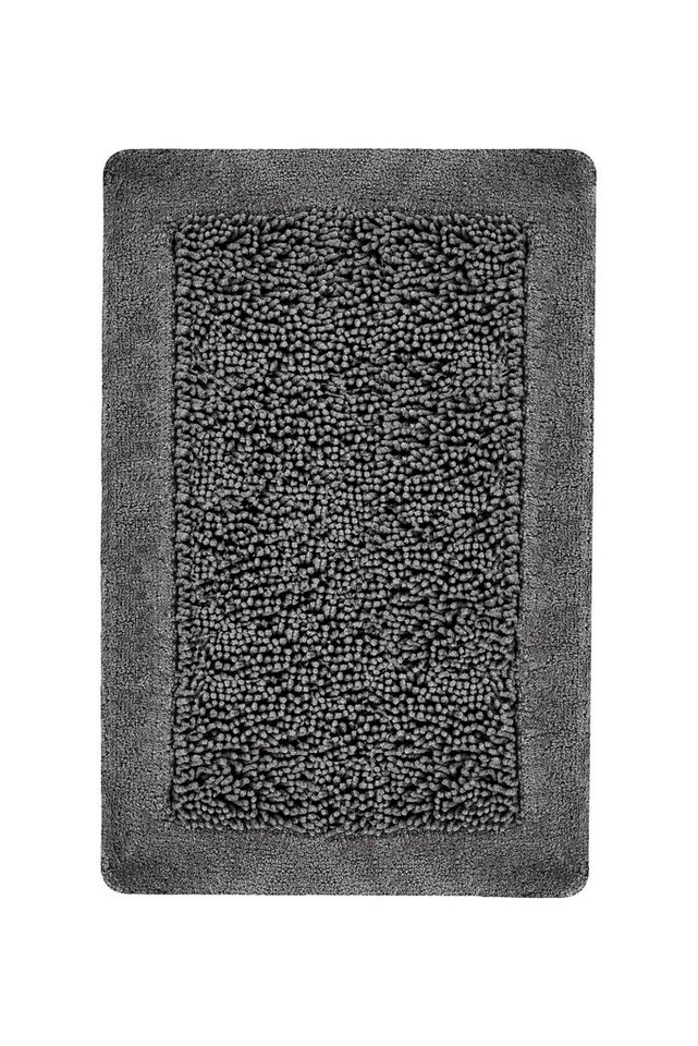 Heckett and Lane Badematte Buchara Badematte 60x100 Classic Anthracite 60x100, Badematte Badteppich Duschvorleger Matte von Heckett and Lane