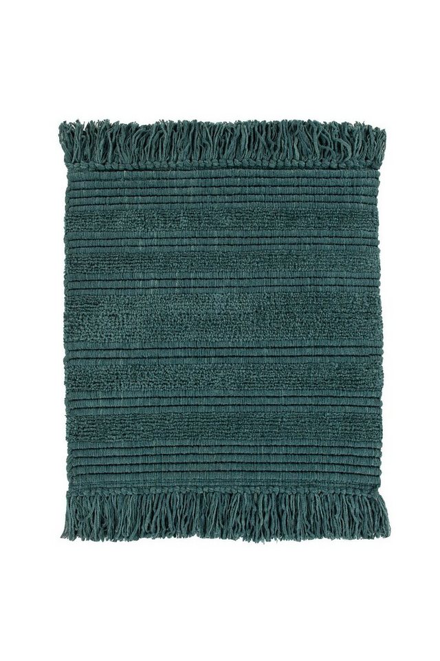 Heckett and Lane Badematte Nukus Bidetmatte 60x60 Pine Green 60x60, Badematte Badteppich Duschvorleger Matte von Heckett and Lane