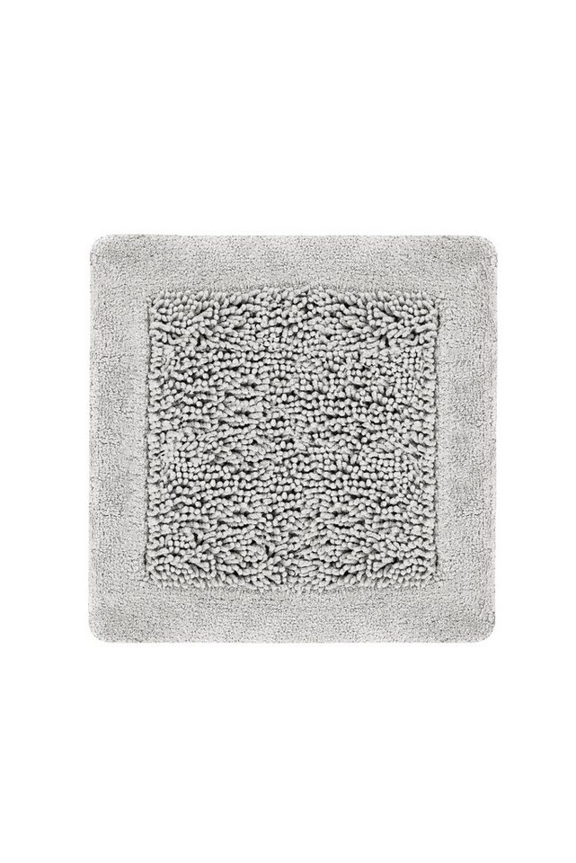 Heckett and Lane Badematte Buchara Bidetmatte 60x60 Ash Grey 60x60, Badematte Badteppich Duschvorleger Matte von Heckett and Lane