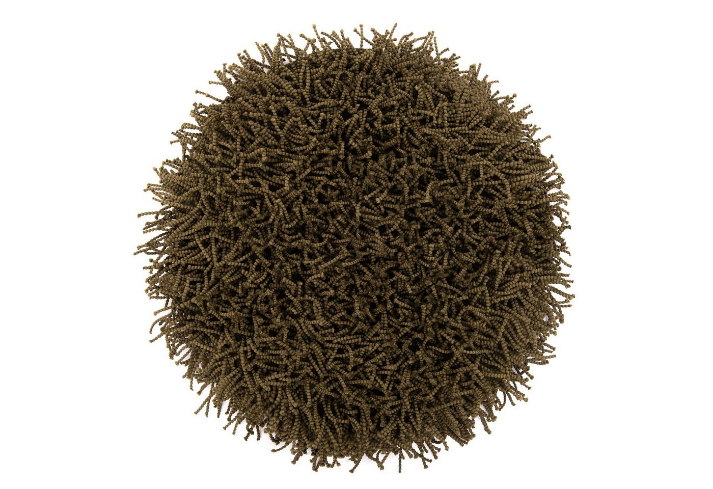 Heckett and Lane Badematte Busto Badematte 60 rond Calla Green Badematte 60-Rond Calla-Green Uni, Baumwollmischung, Badematte Badteppich von Heckett and Lane