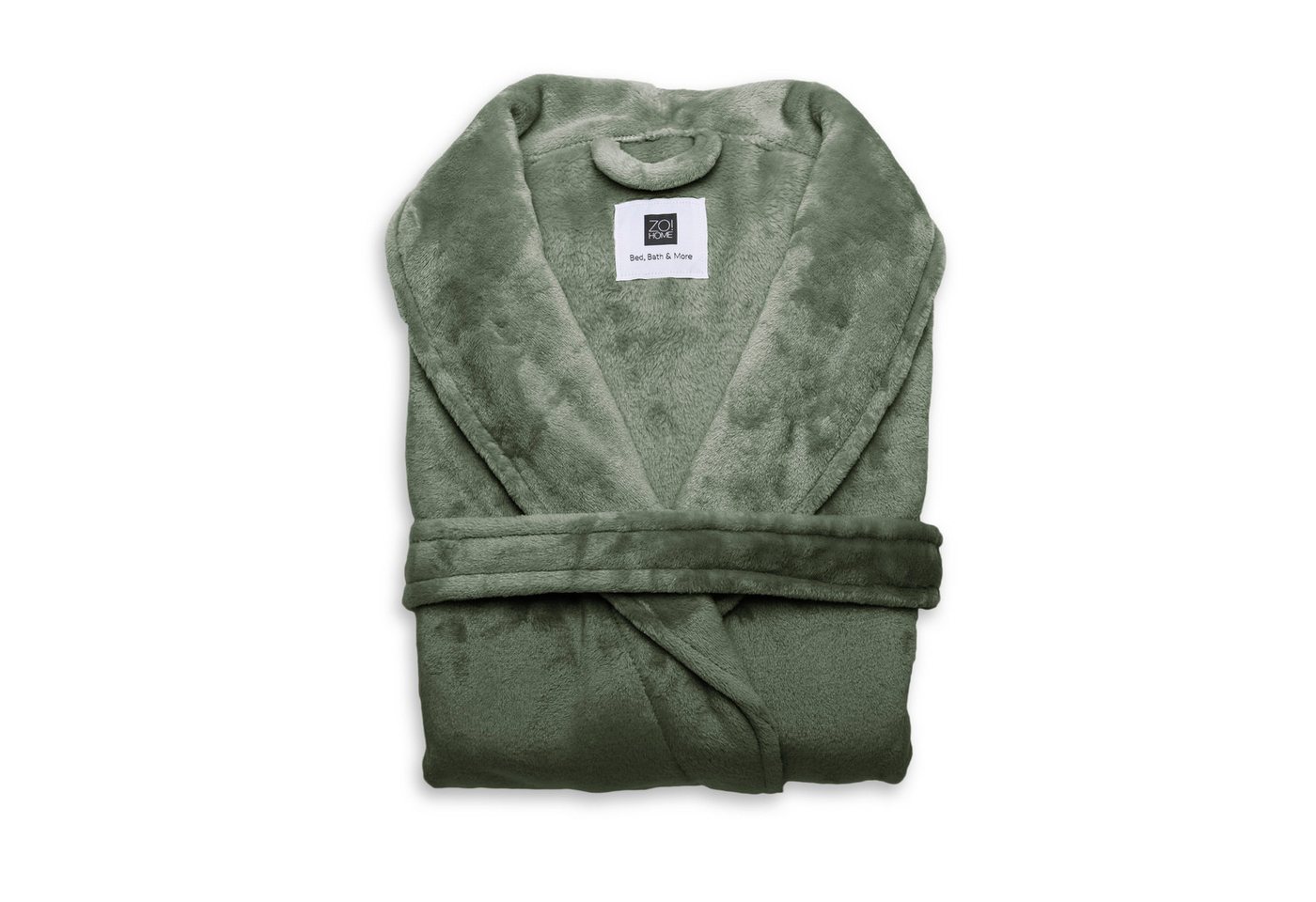Heckett and Lane Badematte Cara Bademantel Lang S Olive Green S, Badematte Badteppich Duschvorleger Matte von Heckett and Lane