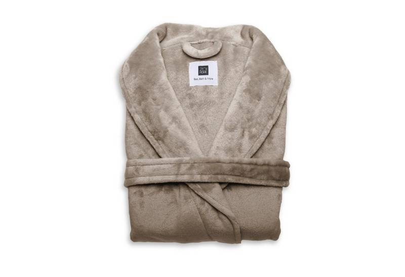 Heckett and Lane Badematte Cara Bademantel Lang XL Shady Sand XL, Badematte Badteppich Duschvorleger Matte von Heckett and Lane