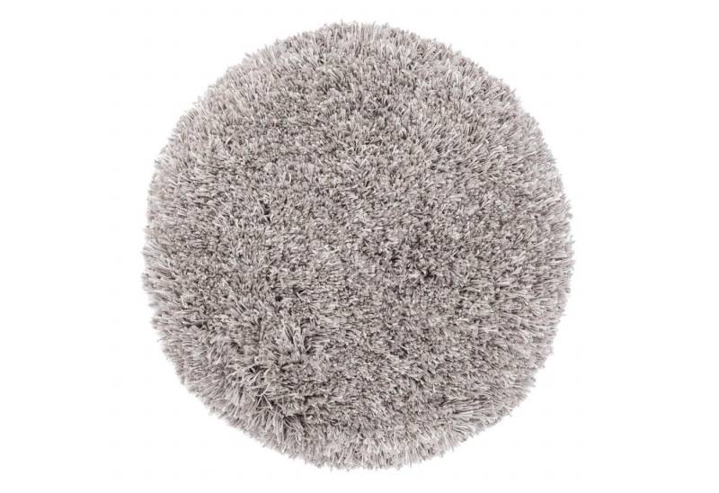 Heckett and Lane Badematte Cona Badematte 60 rond Pearl Grey Badematte 60-Rond Pearl-Grey Uni, Baumwollmischung, Badematte Badteppich von Heckett and Lane