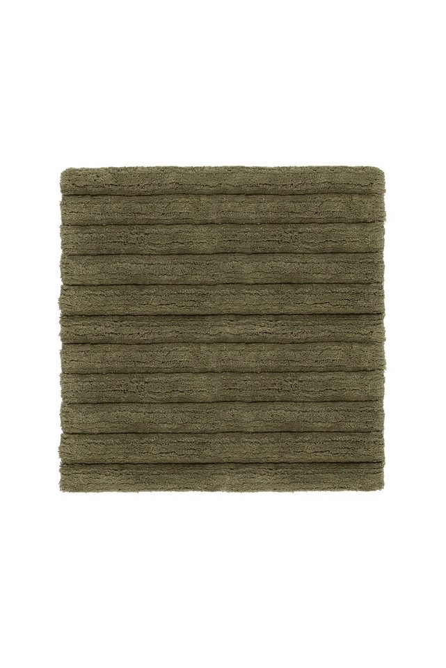 Heckett and Lane Badematte Vivienne Bidetmatte 60x60 Army Green 60x60, Badematte Badteppich Duschvorleger Matte von Heckett and Lane