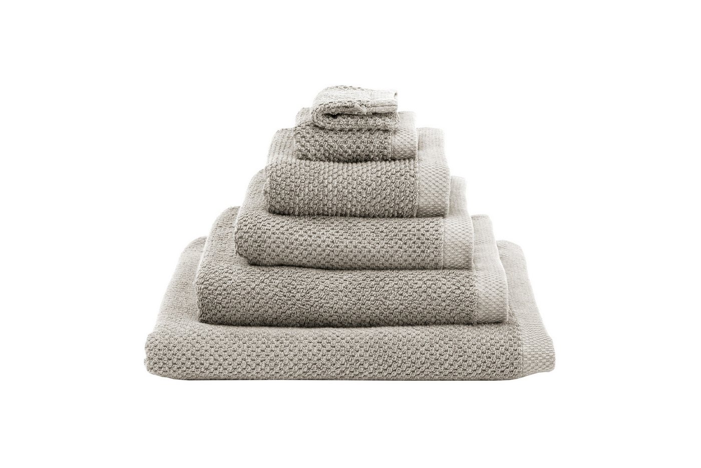 Heckett and Lane Badetuch 1x VPE 2 st. Grant Badetuch 60/110 Glacier Grey Badetuch 60x110 Glaci, (2-St), Badetuch Duschtuch Frottetuch Frottier 2er Set von Heckett and Lane