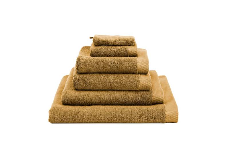 Heckett and Lane Badetuch 1x VPE 2 st. Premium Badetuch 60/110 Ochre Yellow Badetuch 60x110 Och, (2-St), Badetuch Duschtuch Frottetuch Frottier 2er Set von Heckett and Lane