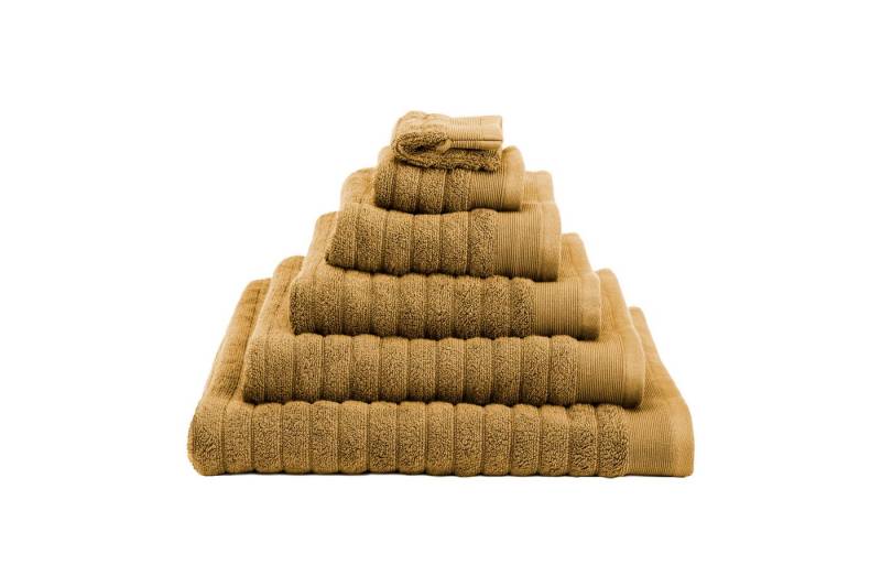 Heckett and Lane Badetuch 1x VPE 2 st. Prestige Badetuch 60/110 Ochre Yellow Badetuch 60x110 Oc, (2-St), Badetuch Duschtuch Frottetuch Frottier 2er Set von Heckett and Lane