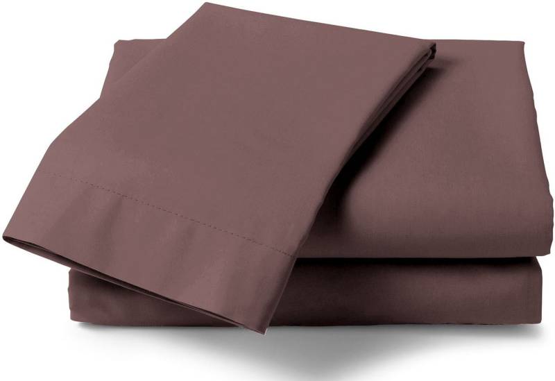 Heckett and Lane Bettlaken Elementi, Mako-Satin, Gummizug: ohne, (1 Stück), Laken aus 100% Baumwolle, hochwertiges Mako-Satin, Betttuch ab 90x200 von Heckett and Lane