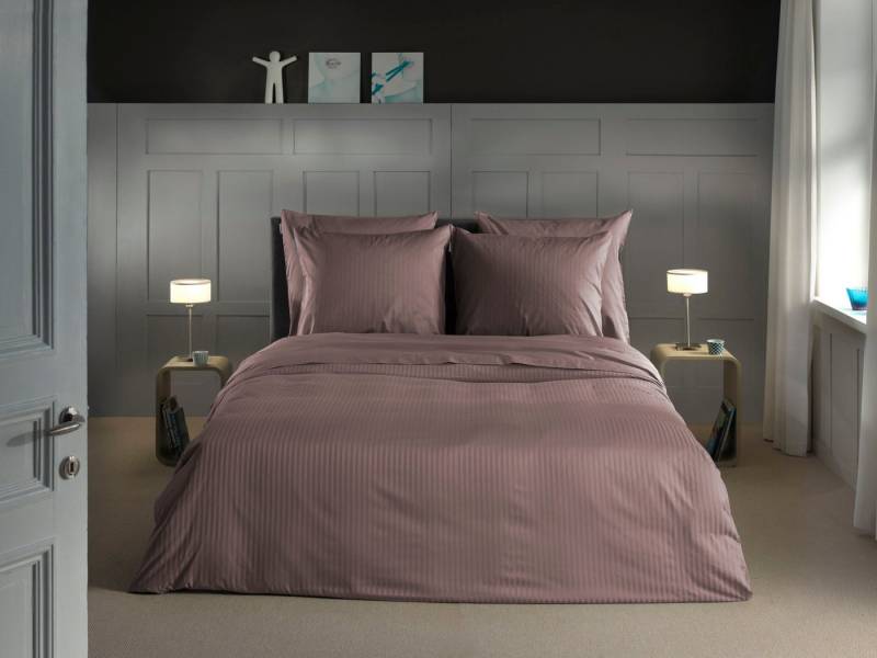 Heckett and Lane Bettwäsche Banda, Mako-Satin, 2 teilig, hochwertiges Mako-Satin, Streifen Satin, Bettwäsche ab 135x200 cm. von Heckett and Lane