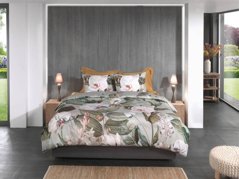 Heckett and Lane Bettwäsche Botanico, Mako-Satin, 2 teilig, Blätter Design, hochwertiges Mako-Satin, Bettwäsche ab 135x200 cm. Heckett and Lane Bettwäsche Botanico, Mako-Satin, 2 teilig, Blätter Design, hochwertiges Mako-Satin, Bettwäsche ab 135x200 cm. von Heckett and Lane