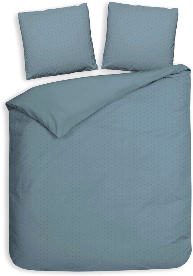 Heckett and Lane Bettwäsche Punto, Mako-Satin, 3 teilig, gepunktet, 100% Baumwolle ab 135x200 cm. von Heckett and Lane