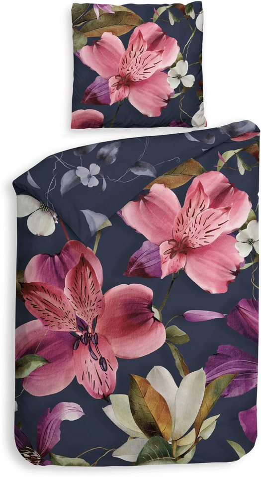 Heckett and Lane Bettwäsche Tropici, Mako-Satin, 2 teilig, Blumen Design, 100% Baumwolle ab 135x200 cm. Heckett and Lane Bettwäsche Tropici, Mako-Satin, 2 teilig, Blumen Design, 100% Baumwolle ab 135x200 cm. von Heckett and Lane