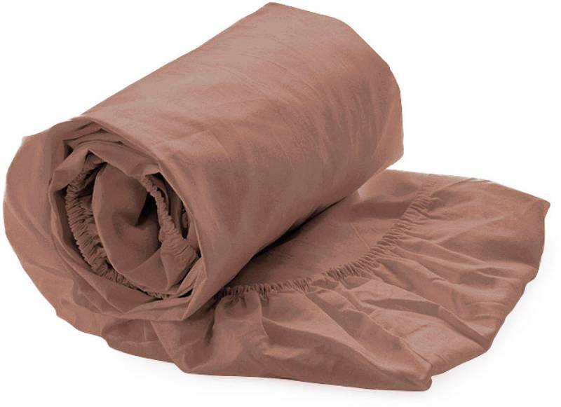 Heckett and Lane Spannbettlaken Percale, Perkal, Gummizug: rundum, (1 Stück), Laken aus 100% Baumwolle, hochwertige Perkal, Betttuch ab 90x200 von Heckett and Lane