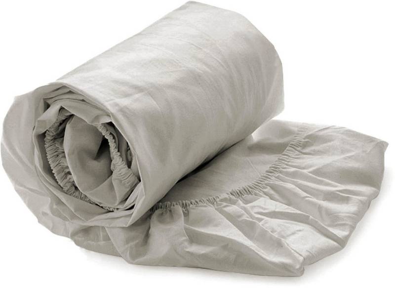 Heckett and Lane Spannbettlaken Percale, Perkal, Gummizug: rundum, (1 Stück), Laken aus 100% Baumwolle, hochwertige Perkal, Betttuch ab 90x200 von Heckett and Lane