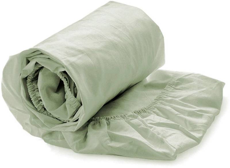 Heckett and Lane Spannbettlaken Percale, Perkal, Gummizug: rundum, (1 Stück), Laken aus 100% Baumwolle, hochwertige Perkal, Betttuch ab 90x200 von Heckett and Lane