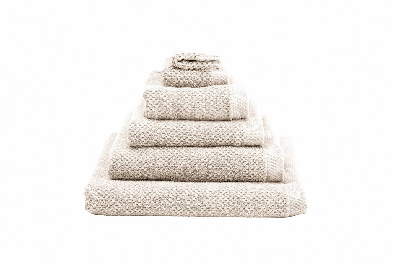 Heckett and Lane Waschhandschuh 1x VPE 3 st. Grant Waschhandschuhe 16/21 Off-White Waschhandschuhe 16, Baumwolle (Spar-Set, 3-St), Waschhandschuh Waschlappen 3er Set von Heckett and Lane