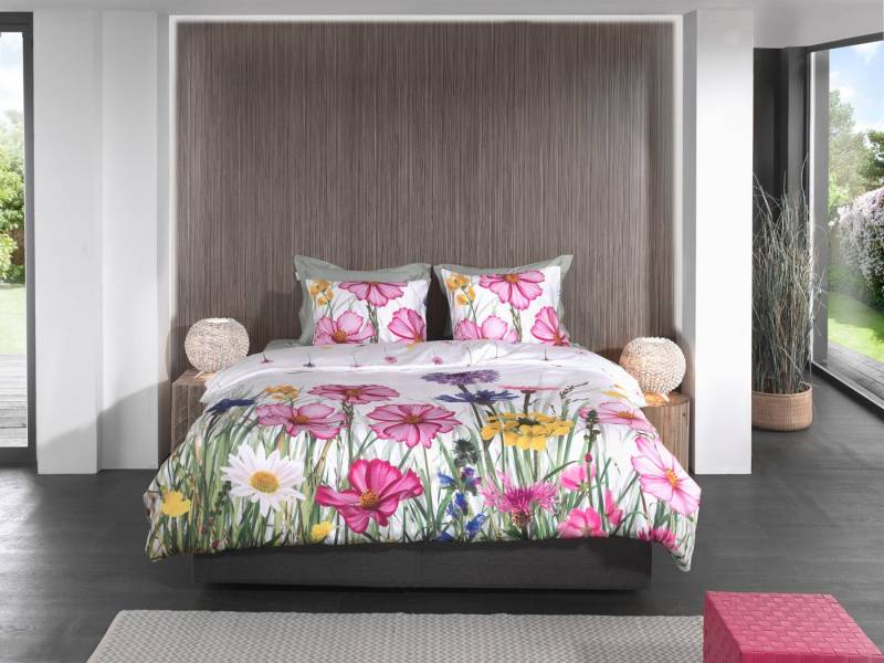 Heckett and Lane Wendebettwäsche Campo, Mako-Satin, 2 teilig, Blumen Design, hochwertiges Mako-Satin, Bettwäsche ab 135x200 cm. Heckett and Lane Wendebettwäsche Campo, Mako-Satin, 2 teilig, Blumen Design, hochwertiges Mako-Satin, Bettwäsche ab 135x200 cm. von Heckett and Lane