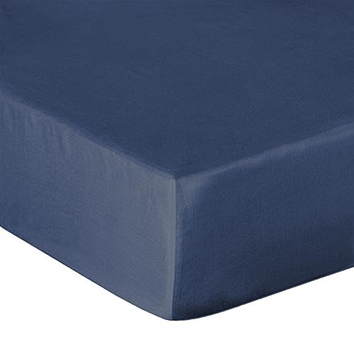 Heckett & Lane Mako Satin Spannbettlaken (Maritim, 140 x 200 cm) von Heckett Lane