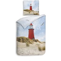 Heckett & Lane Wendebettwäsche "Faro" 2 tlg. maritimes Design, hochwertiges Mako-Satin, Bettwäsche ab 135x200 cm. Heckett & Lane Wendebettwäsche "Faro" 2 tlg. maritimes Design, hochwertiges Mako-Satin, Bettwäsche ab 135x200 cm. von Heckett & Lane