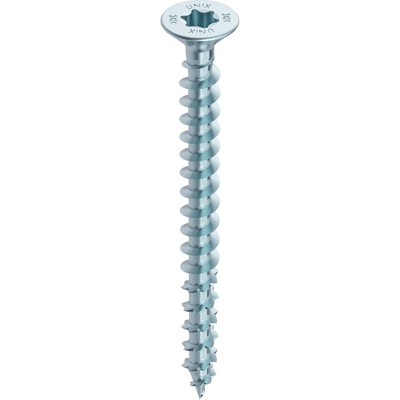 Spanplattenschraube UNIX-plus Senkkopf T-Drive vz blau VG 5x16mm, 1000 Stück von Heco-unix-plus