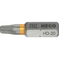 Bit hd 20 - Bit-Einsatz 1/4 Sechskant, Länge 25mm Drive Stahl orange - Heco von Heco