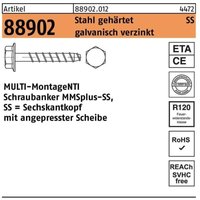 Heco - MULTI-MONTI-plus ss 16,0 x 130 Sechskantkopf mit Scheibe A2K 10 Stk Heco - MULTI-MONTI-plus ss 16,0 x 130 Sechskantkopf mit Scheibe A2K 10 Stk von Heco