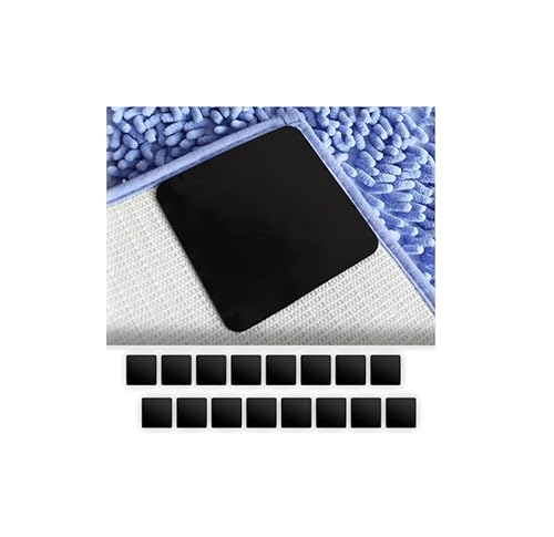 16 Stück Teppichstopper Antirutschpads–Doppelseitige Eppich Antirutsch Pads selbstklebend,Teppich Rutschstopp für Eckenfixierung auf Fliesen, Parkett & Laminat,Wiederverwendbare Anti-Rutsch-Aufkleber von HecticCore