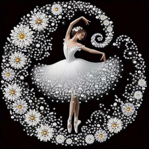 Diamond Painting Blumen Elegante Tänzerin Deko – 5D Diamant Painting Bilder für Erwachsene Anfänger DIY Diamantmalerei Set mit Strasssteinen Bastelset Diamant Bild für Zuhause Wanddekoration 30x30cm Diamond Painting Blumen Elegante Tänzerin Deko – 5D Diamant Painting Bilder für Erwachsene Anfänger DIY Diamantmalerei Set mit Strasssteinen Bastelset Diamant Bild für Zuhause Wanddekoration 30x30cm von HecticCore