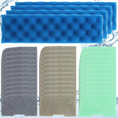 40 Stück Aquariumfilter-Ersatzmedien für Fluval 406/407 Kanisterfilter, Aquarium-Filterpads mit biologischem Schwammschaum, Ammoniak-Nitritphosphatentferner, schnellklare Polierpads 40 Stück Aquariumfilter-Ersatzmedien für Fluval 406/407 Kanisterfilter, Aquarium-Filterpads mit biologischem Schwammschaum, Ammoniak-Nitritphosphatentferner, schnellklare Polierpads von Hedday