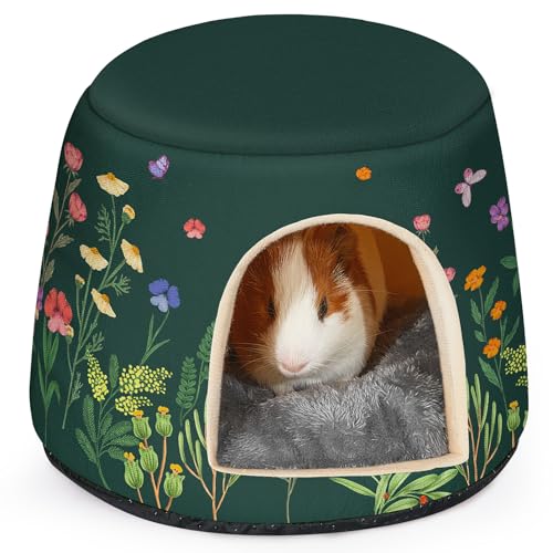 Hedgeink Meerschweinchen Haus 2-in-1 Kaninchenbett & Kaninchen Zubehör – Waschbares Kleintier Kuschelbett mit Herausnehmbarem Kissen für Hamster, Igel, Hasen, Nagerkäfig Hedgeink Meerschweinchen Haus 2-in-1 Kaninchenbett & Kaninchen Zubehör – Waschbares Kleintier Kuschelbett mit Herausnehmbarem Kissen für Hamster, Igel, Hasen, Nagerkäfig von Hedgeink