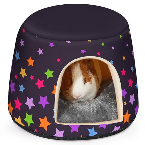 Hedgeink Meerschweinchenversteck 2 in 1 Kaninchenbett mit abnehmbarem Pad Hamsterhaus Waschbar Meerschweinchen Käfig Zubehör für Häschen Igel Hedgeink Meerschweinchenversteck 2 in 1 Kaninchenbett mit abnehmbarem Pad Hamsterhaus Waschbar Meerschweinchen Käfig Zubehör für Häschen Igel von Hedgeink