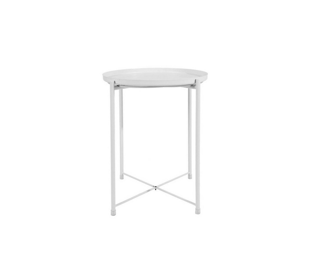 Hedo Beistelltisch Runder Metalltisch im Loft-Stil - Weiß Hedo Beistelltisch Runder Metalltisch im Loft-Stil - Weiß von Hedo