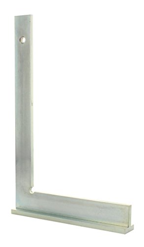 hedue® Schlosserwinkel mit Anschlag - Winkel Anschlagwinkel aus verzinktem Stahl, rechter Winkel Werkzeug 300 x 175 mm von hedue