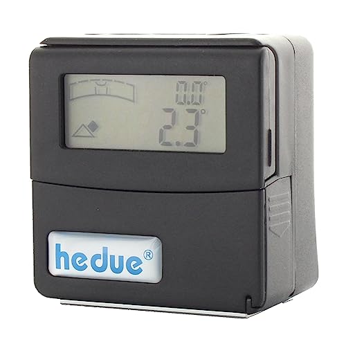 hedue® LevelBox M525 - Bevel Box magnetisch für Absolut- und Relativmessungen , Winkelmesser digital , digitale Wasserwaage & Neigungsmesser von hedue