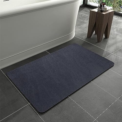 Absorbierender Badematte Badezimmerteppich Badteppich Badvorleger, Waschbarer Rutschfeste FußMatten, Super Absorbierende Schnelltrocknende Badematte füR Badewanne, Duschraum, KüChe 120x180cm, Dark von Heeboode