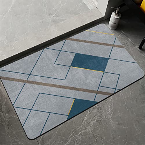 Badezimmerteppich, Badematte Rutschfest, 70x120cm Bad Teppich LäUfer, Duschmatte, Badteppich Badvorleger Rutschfest Waschbar, Antirutschmatte Dusche, Teppich Badezimmer, Bathroom Bath Mat, Mappe von Heeboode