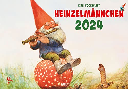 Heinzelmännchen Kalender 2024: Märchenhafte Zeichnungen des niederländischen Malers Rien Poortvliet von Heel Verlag GmbH